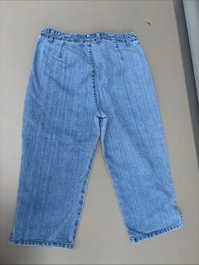Gloria Vanderbilt Light Blue Cropped Straight Jeans 12p
